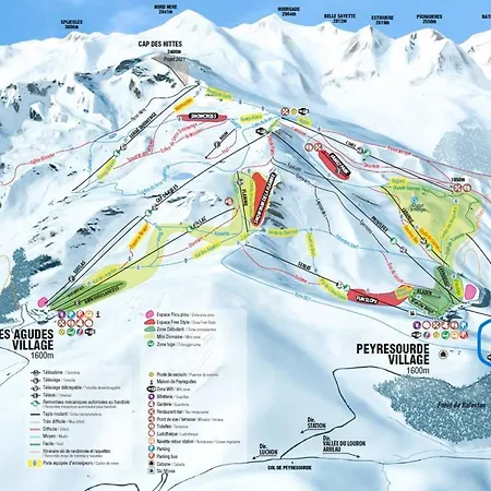 Lejlighed Renove Peyragudes - 8 Pers, Balcon, 2 + Cabine, Parking Gratuit, Proche Pistes - Fr-1-695-10 *